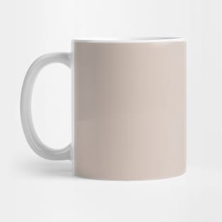 Taupe Pink Plain Solid Color Mug